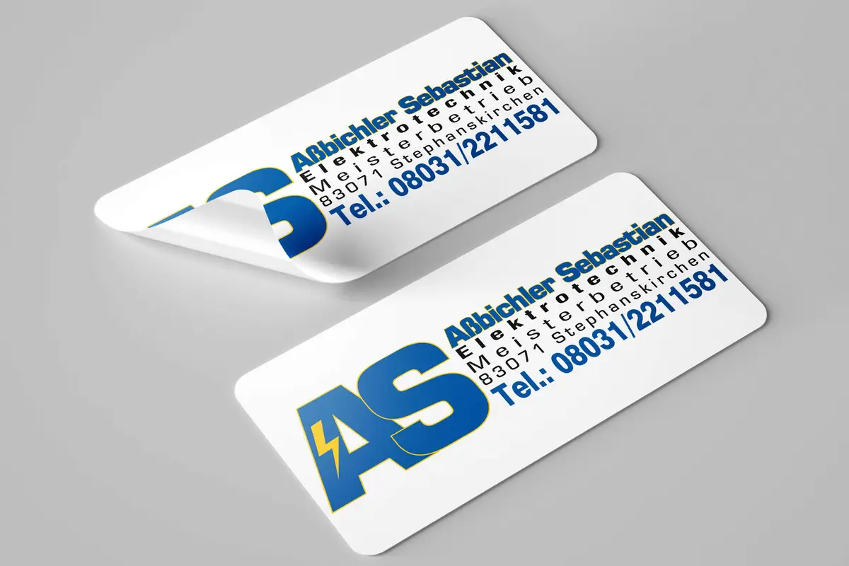 Aßbichler Sebastian Elektrotechnik Aufkleber - modal